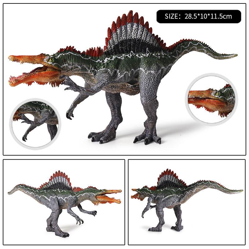 Oenux New Jurassic Dinosaur Brinquedo Spinosaurus Action Figures Open Mouth Tyrannosaurus Animals Model Collection Kid Toy Gift