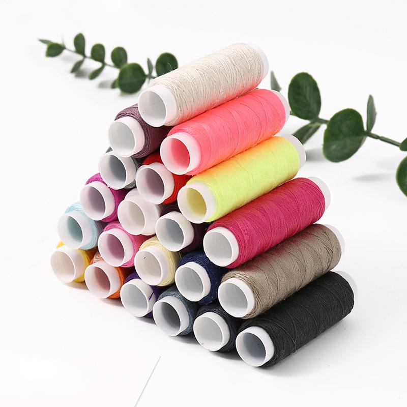 Small Rolls Of Household Sewing Thread Diy Sewing Thread Colored (20 Rolls)