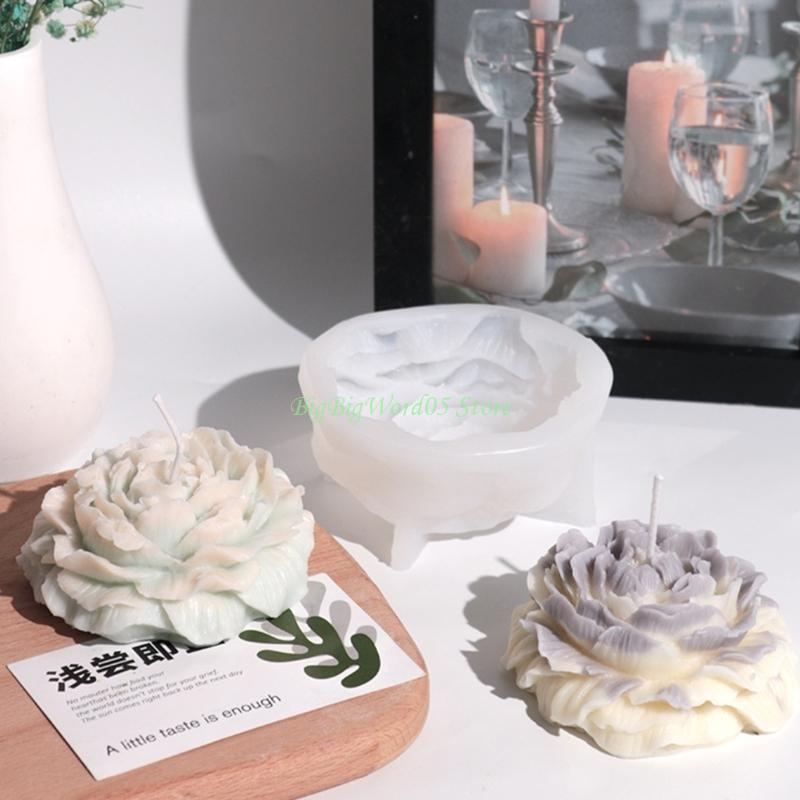 24TE 3D Большая Пионовидная Силиконовая Форма DIY Ручная Работа Креативный Цветок CN