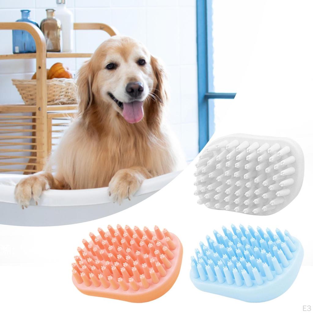Cat Dog Bath Brush Silicone Grooming Puppy Massage Hair Cleaning