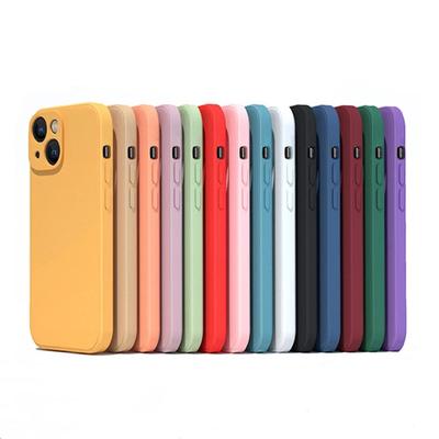 Liquid Silicone Soft Case for IPhone 15 14 Plus 13 11 12 Pro Max Mini X XR XS Full Lens Protection Cover Shell