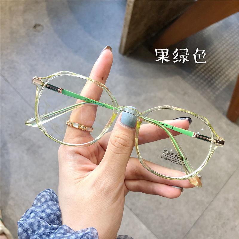 New unisex square polygon glasses for men women pc frame glasses plain glasses Nearsighted Eyewear Glasses -1.0 -2.5 -1.5