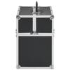 VidaXL Mallette à maquillage 37x24x35 cm Noir Aluminium