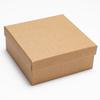Individually Packaged Box, Kraft Paper Solid Color Belt Box, Gift Box, Exquisite.
