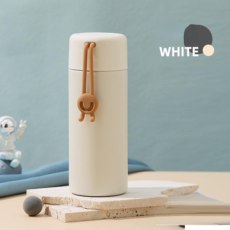 Portable Water Cup Thermos Cup 260ml Vacuum Flasks Portable Stainless Steel Thermos Cup Water Bottle Travel Tea Mug Office Thermos Cup