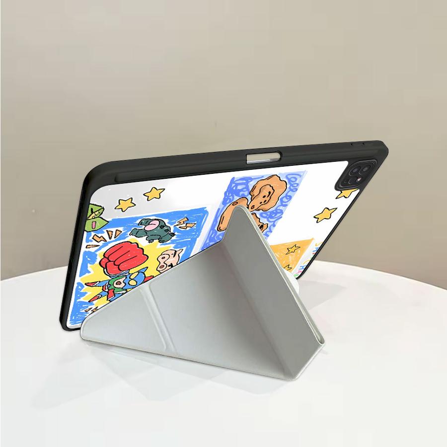 Cra-yons Shin-chans Anime Tablet Case For iPad Mini 6 7 Air 4 5 M3 M2 1 2 M4 11inch Pro 11th 10th 9th 8th 7th 12.9inch Pro 2025