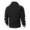 Solid Color New Slim European and American Personality Autumn and Winter Casual Stand Collar Zipper Long Sleeve Pullover for Men