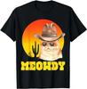 Funny Meme Meowdy Cat Cowboy Hat Meow Howdy Kitten Lover Tshirt Sweatshirt Hoodie 35739