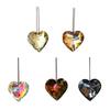 Love Heart Crystal Sun Catcher Hanging Decoration Great for Art Lovers and Couples Romantics Ambiances Creation Ornaments