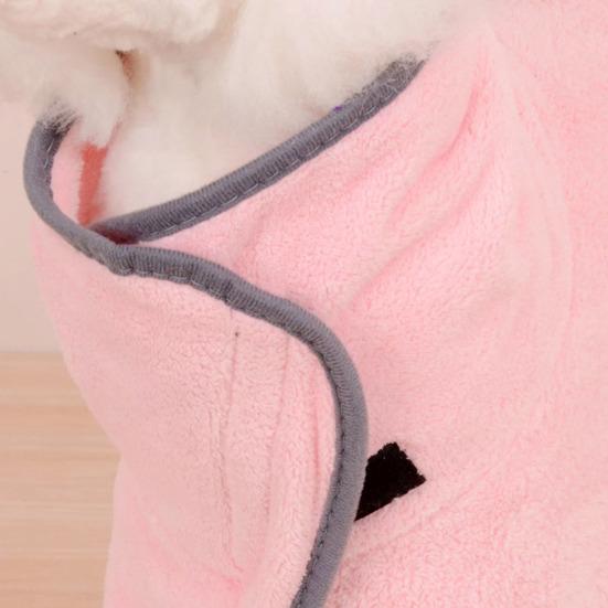 Szlafrok dla psa Super chłonny ręcznik kąpielowy dla zwierząt domowych po kąpieli Szybkoschnący miękki szlafrok dla psa kota małych zwierząt