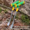 Garten Kleine Handschaufel mit Rutschfestem Ergonomischem Griff T-Förmiges Design Gartenkelle Unkrautentferner Werkzeug