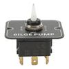 Bilge Pump Control Switch Aluminum Lighted Automatic Off Manual Panel Switch for Boat Marine 12 24V