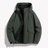 Men's Hooded Jacket, Spring Unisex Functional Windproof Mountaineering Jacket, Men's Outdoor Windproof and Waterproof Jacket