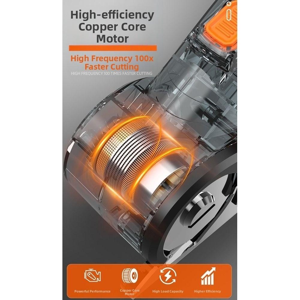 Sicherheitsschloss Elektrische Schere Präziser Schnitt Kartonschneider Rotierende Schere Kartonschneiden