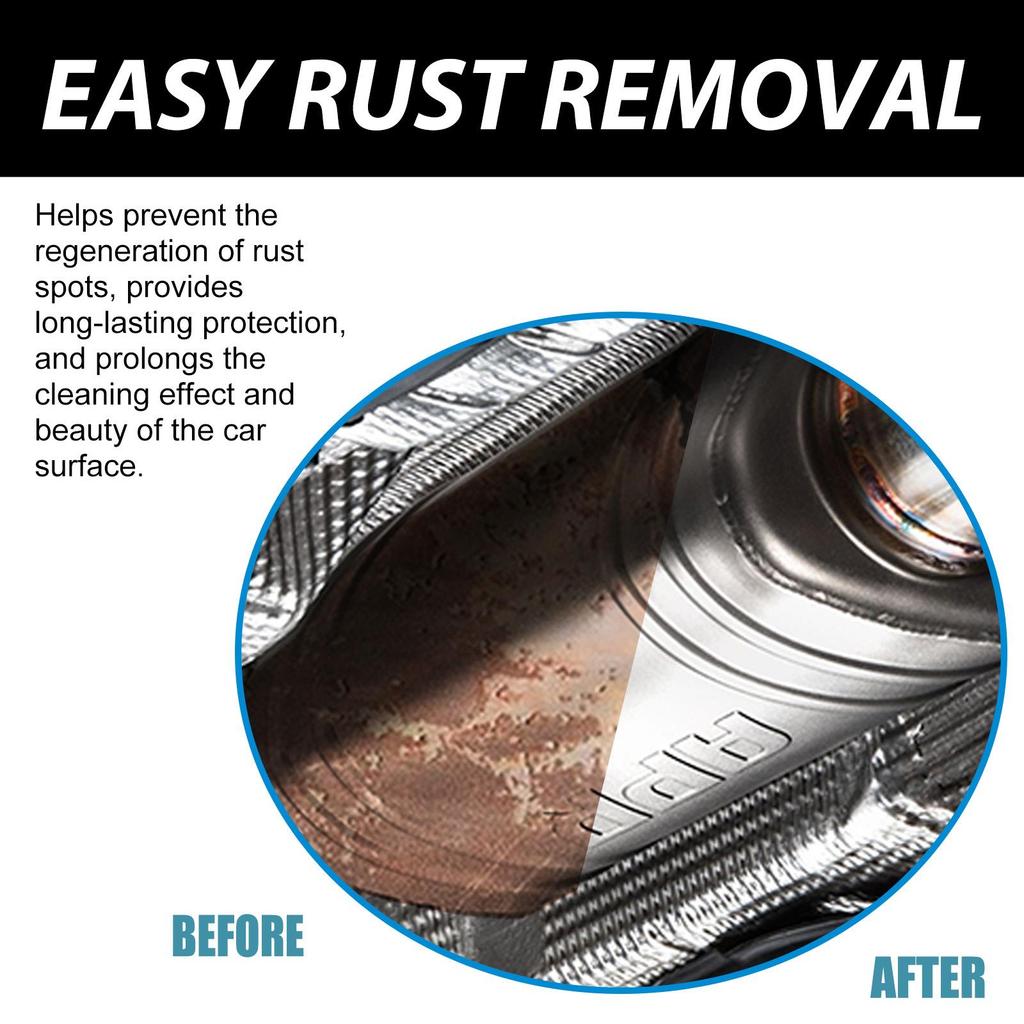 Homonth Car Rust Remover, Rust Cleaner, Car Wheel Metal Cleaning, Stain Removal, Refurbishment, and Rust Removal Spray
