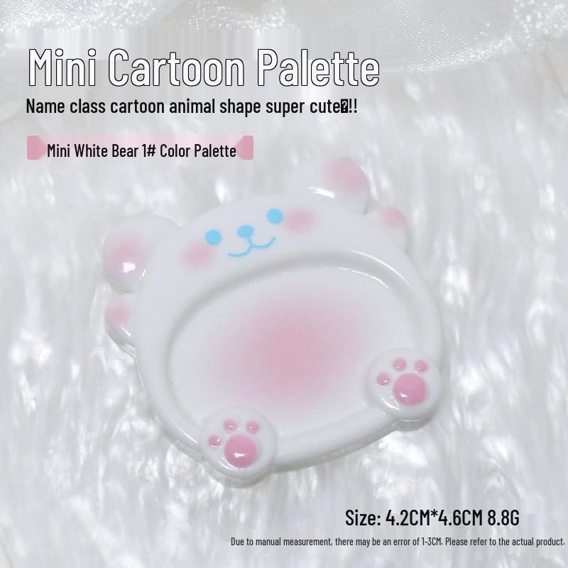 Mini Cute Pet Nail Art Color Mixing Palette