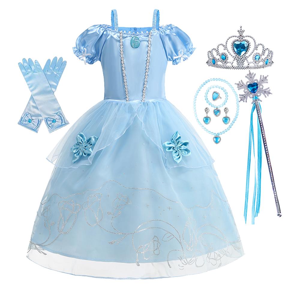 Vestito per Bambina Floreale Festa per Bambini Costume da Principessa Bambini Halloween Carnevale Vestito Vestiti per Bambini