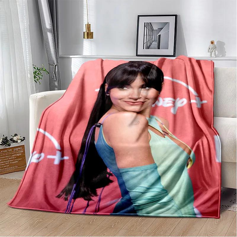 3D Spanish Singer Cute Aitana Soft Plush Blanket,Flannel Blanket Throw Blanket for Living Room Bedroom Bed Sofa Picnic Cover Kid