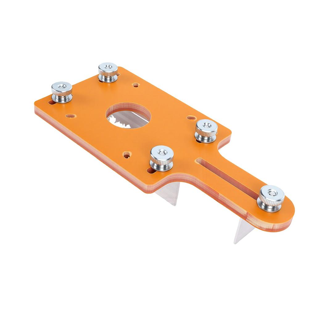 Router Jig for Slotting Wear Proof Versatile Woodworking Slotting Tool Wood Trimmer Router Base