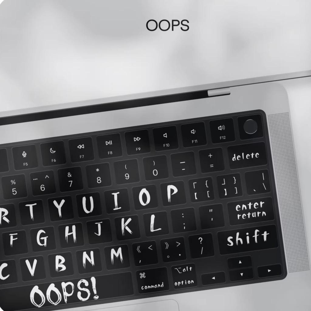 For Macbook Air / Macbook Pro M1 M2 M3 M4 M5 Keyboard Protector Film / Colorful Printing Micro Matte Soft Paper Keyboard Stickers Keyboard Protetcor