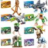 Tralalero Tralala Figure Building Blocks Toys Shark Figurine Tungtungsahur Figure Puzzle Building Blocks Children'S Toys