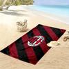 Toalla de Playa con Estampado AC Milan, Toalla Grande Suave de Secado Rápido para Playa, Camping, Natación