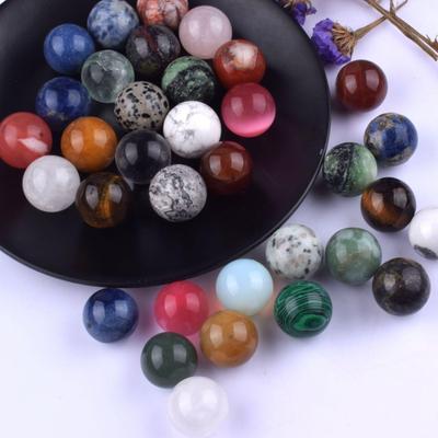 Weißer Kristallachat Runde Kugel 20mm: Porenloser Naturstein für DIY Fluorit Bastelornamente