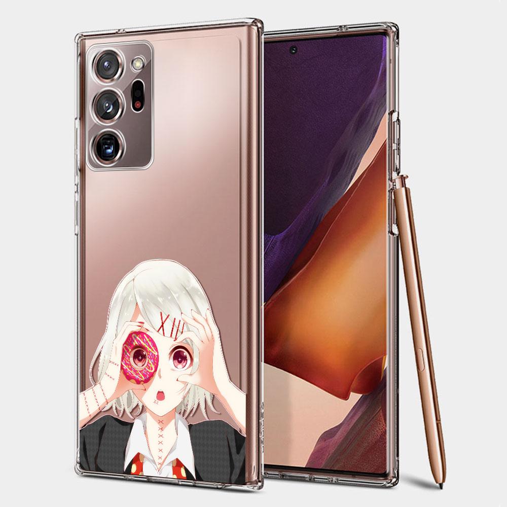 Anime Tokyo Ghoul Clear Case For Samsung Galaxy Note 10 Lite 20 Ultra 9 8 S21 Plus S20 FE S10 S9 S8 Silicone Shell Phone Cover