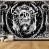 Lifeella Tapestry Skull Gothic Horror