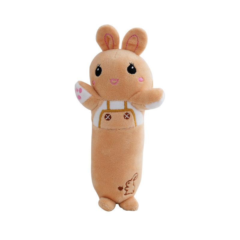 Adorable Plush Rabbit Long Sleeping Pillow Cuddly Doll For Girls Bedtime Buddy