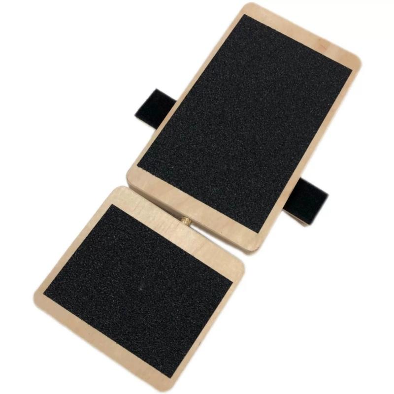 

Балансировочная доска для одной стопы, тренажер для укрепления лодыжки, нескользящая деревянная качающаяся доска при растяжении, физиотерапия, корректор осанки