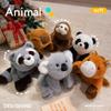 35cm Gentle Crouching Series of Animal Plush Toys Capybaras Koalas Sloth Panda Horses Gentle PillowComfort Girls Birthday Gift Decor