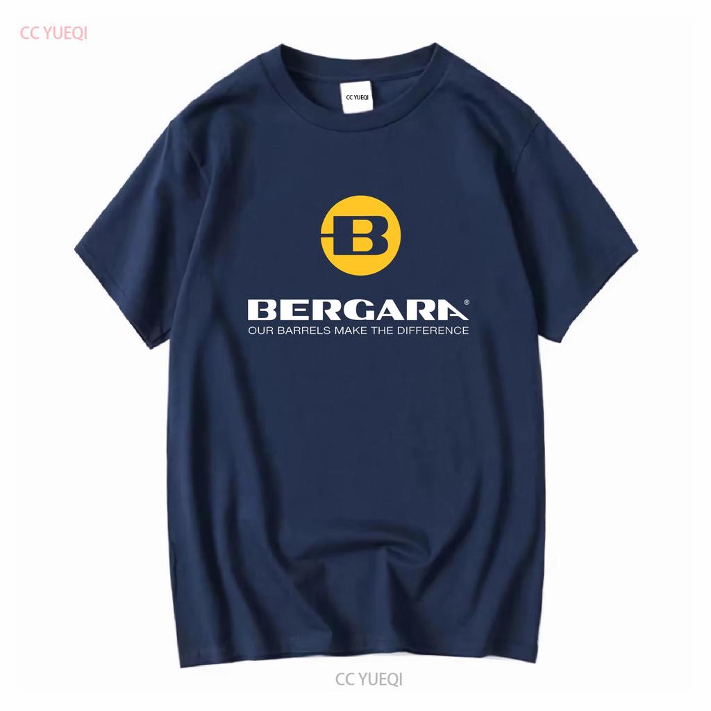 New Bergara Guns Firearms Logo Men's Black T Shirt USA Size S To 5XL Long Sleeves Vintage Washed Breathable Casual Comfortable