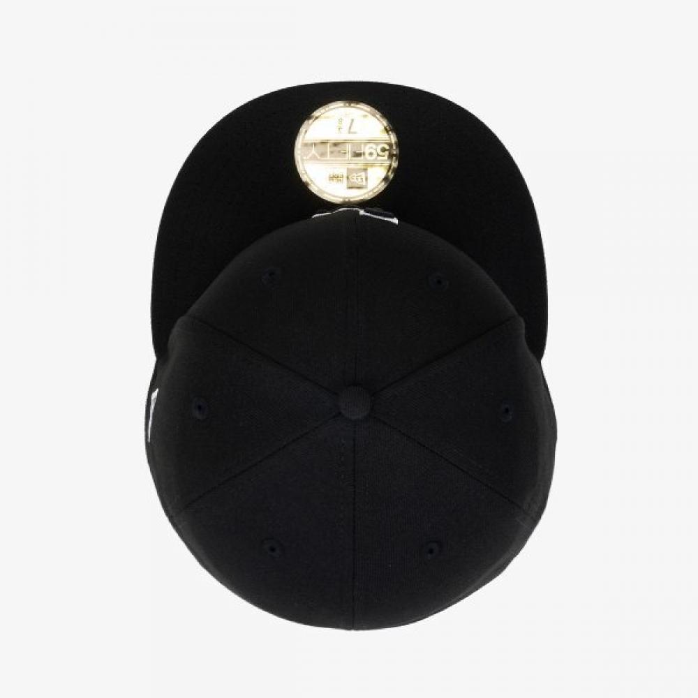 New Era Mlb La Dodgers Fitted Cap bLack Basic Outline