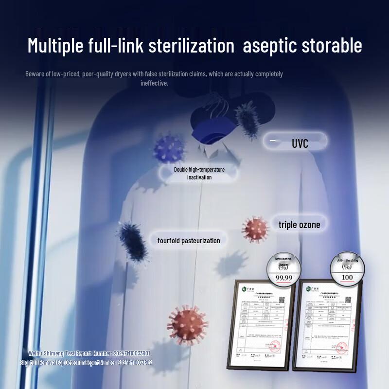 nesugar H2 Tragbarer Mini-Wäschetrockner & Sterilisator
