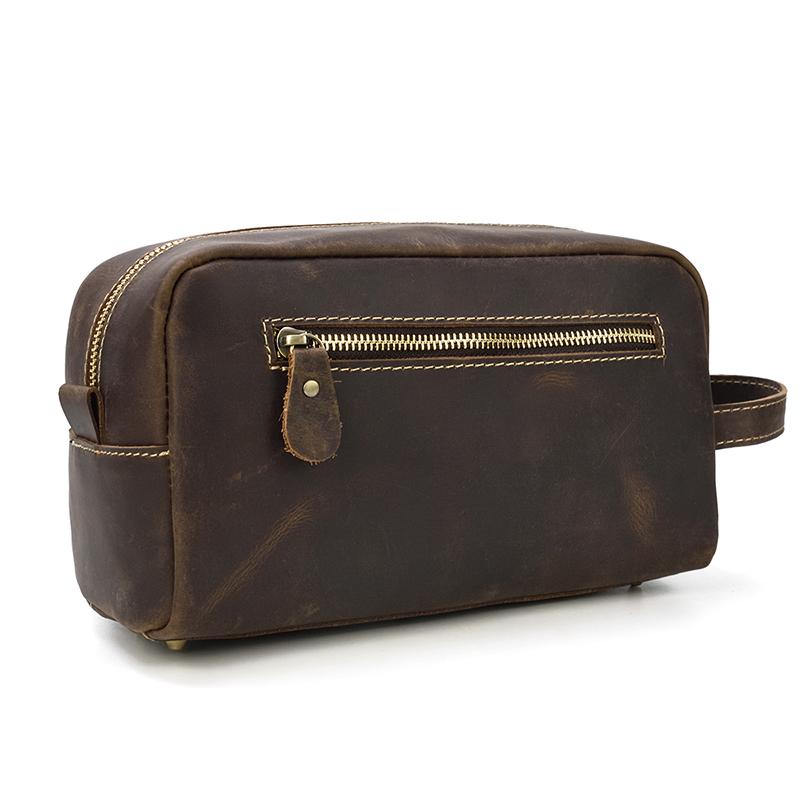 

New Designer Men s Stroage Bag For Travel Wash Bags Clutch Bags Men Women Make Up Bags Genuine Leahter Durable Clutches Large