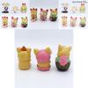 Adorable Pvc Foodie Corgi Figurines With Hamburger Cake Candy Designs Collectibles