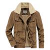 Corduroy Coat, Men's Autumn and Winter Cotton Coat, Large Size Cotton Coat, Loose Men's Clothing, Retro Velvet Thickened Cotton Coat