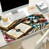 Retro Magic Book Large Extended Gaming Mouse Pad Non Slip Desk Mat Fantasy Keyboard Mouse Pad For Laptop Desktop Office Decor