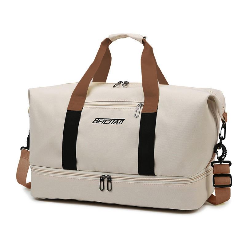 Fitness Bag Men and Women Casual Shoulder Crossbody Handbag Dry Wet Separation Large Capacity Travel Bag Outdoor Luggage Bags