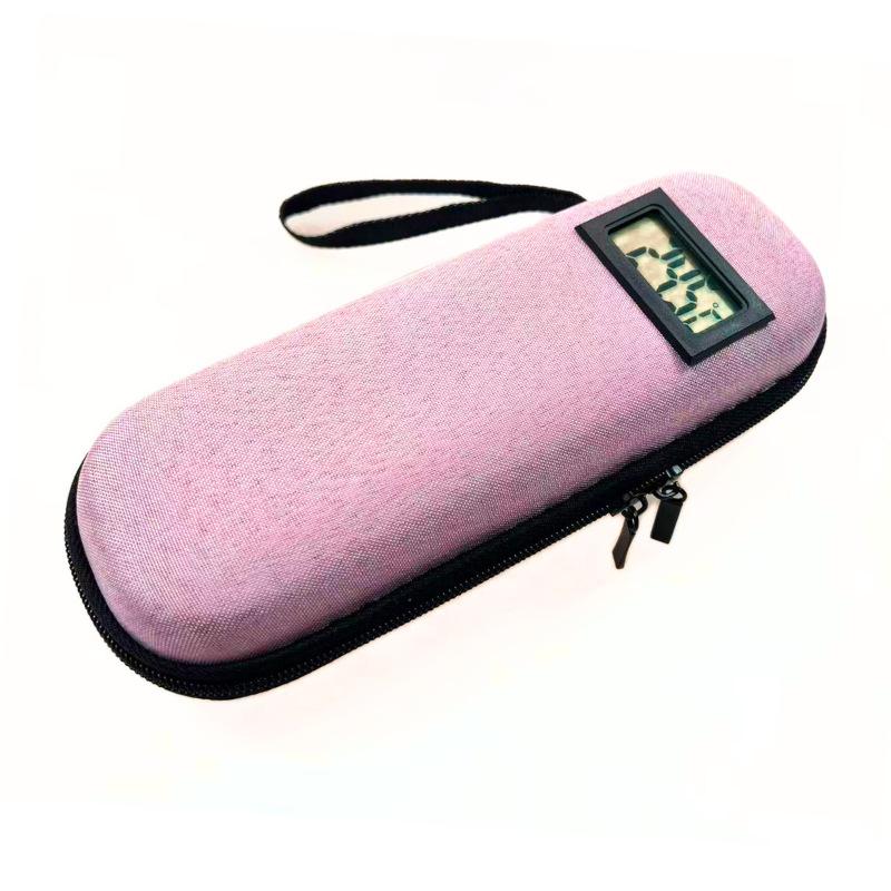 Outdoor Protable Insulin Cooler Bag Insulin Vial Protector Thermometer Display Insulin Vial Storage Case Waterproof Storage Bag