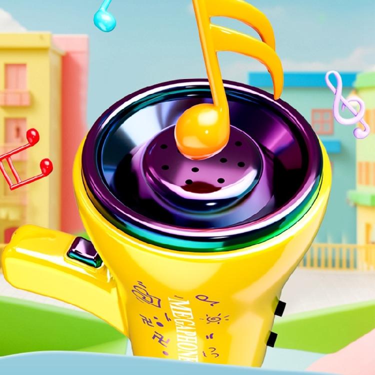 Kleiner Stimmveränderer Megafon Lautsprecher mit Aufnahmemikrofon Musikalische Trompete Spielzeug Megafon Schlüsselanhänger Zubehör