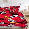 Mickey Mouse Adventure Print 3Pcs Bedding Setduvet Cover With 2 Bedropillowcase Home Birthday Gift