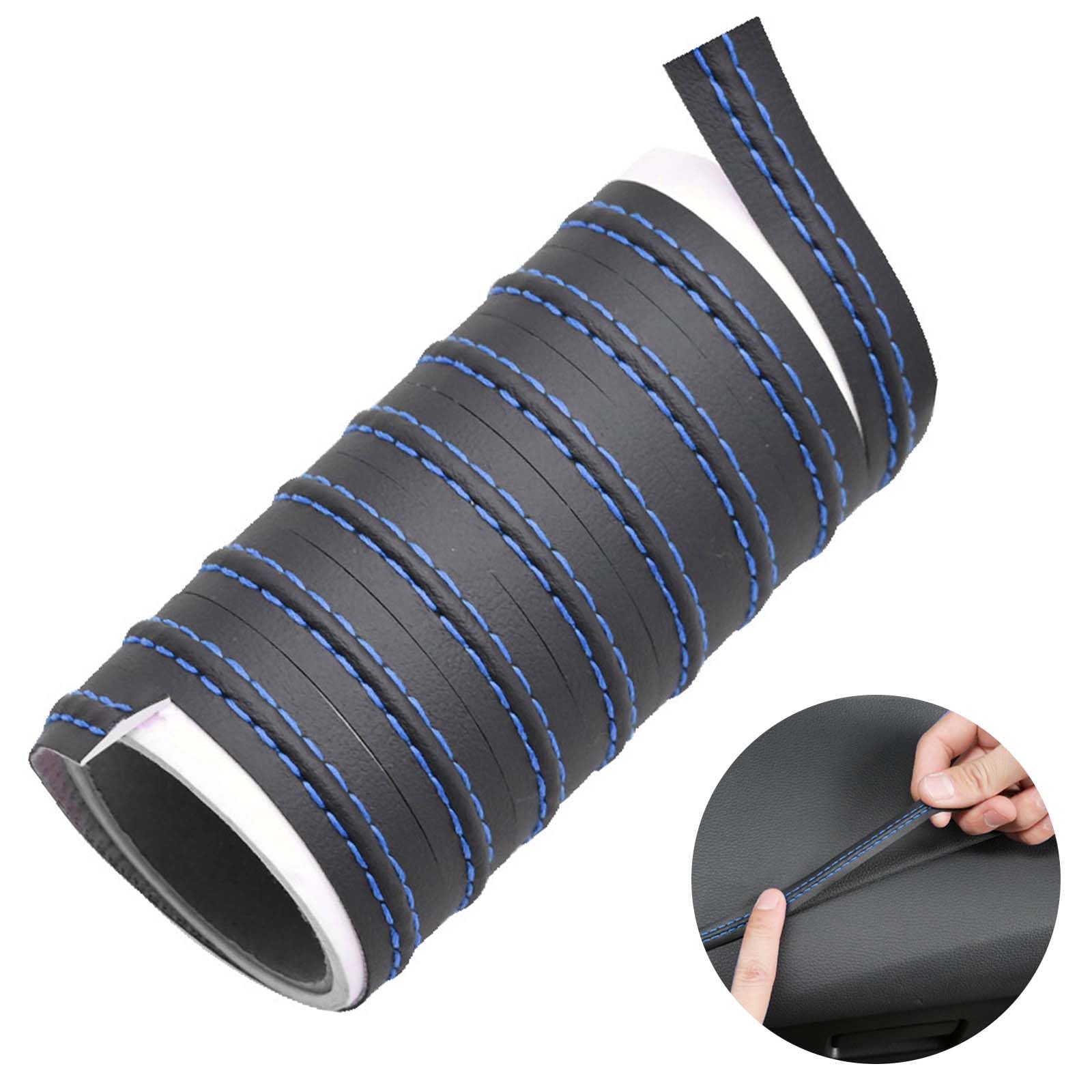 

Car Interior Custom Double Stitched Tape for Car Interior Leather Double Stitched Tape 2m синий