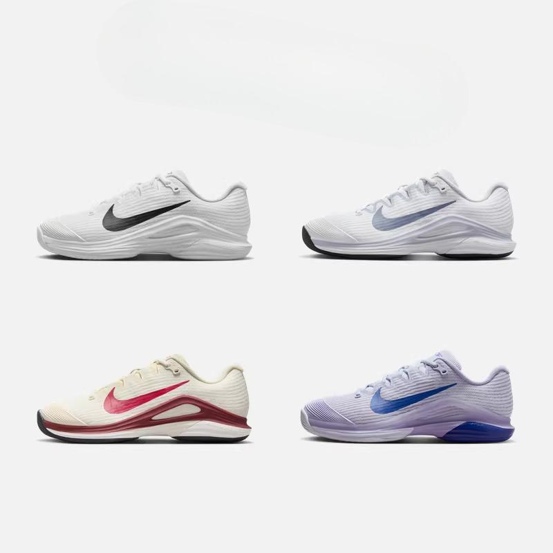 Nike Women's Lightweight Breathable Tennis Shoes for Summer with Cushioning Mesh Support - NIKE VAPOR 12 FV5554