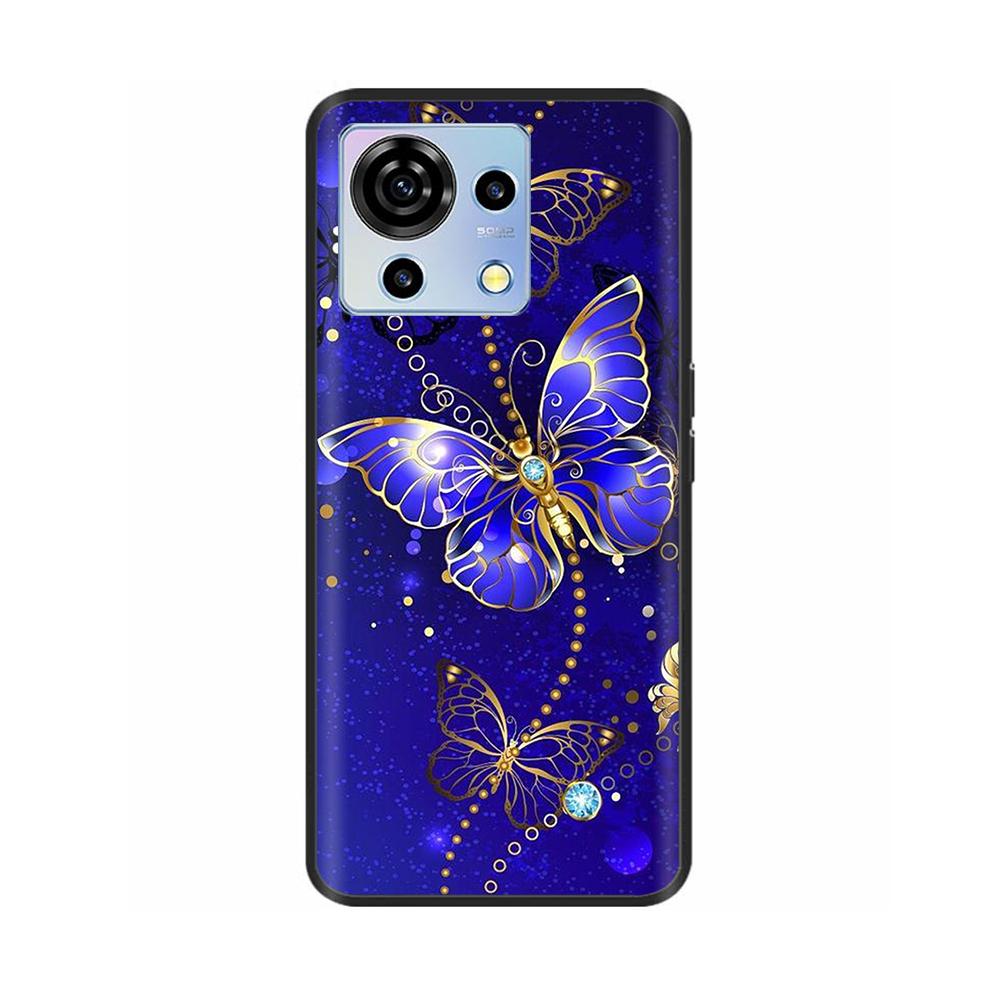 Custodia per ZTE Blade V50 Vita in Silicone Liquido Protezione Completa Copri Telefono per ZTE Blade V50 Vita V50Vita Nuovo Design Retro Morbido