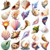 28pcs Waterproof Temporary Tattoo Sticker Cute Shell Body Art Arm Fake Tattoos Waterproof Disposable Tattoo Stickers Girls Gift