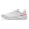 Anta Synthetic Leather Fabric Comfortable Slip Resistant Wear Resistant Breathable Low Top Casual Shoes Women Sneaker White Pink 122447718-1