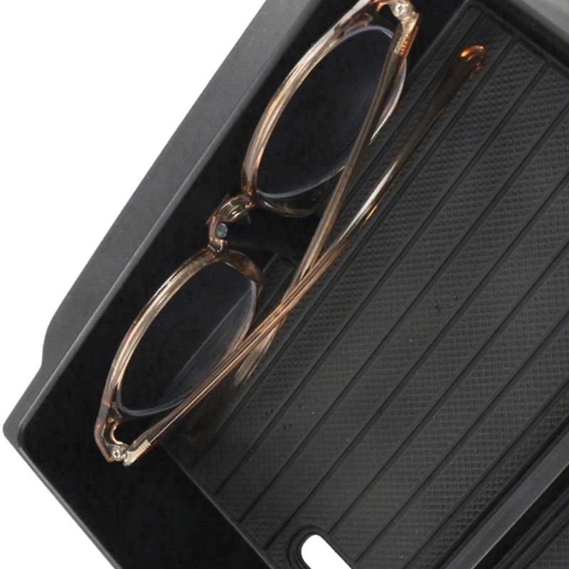 Center Console Armrest Dashboard Storage Box Organizer Tray Pallet Container Holder with USB Charging Cable For Car 3+