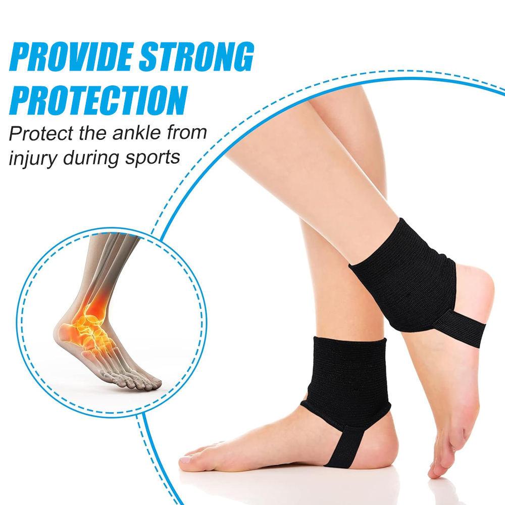 1Pair Ankle Support - Compression Ankle Brace for Running,Soccer,Volleyball,Sports - Ankle Sleeve Helps Sprains,Tendonitis,Pain